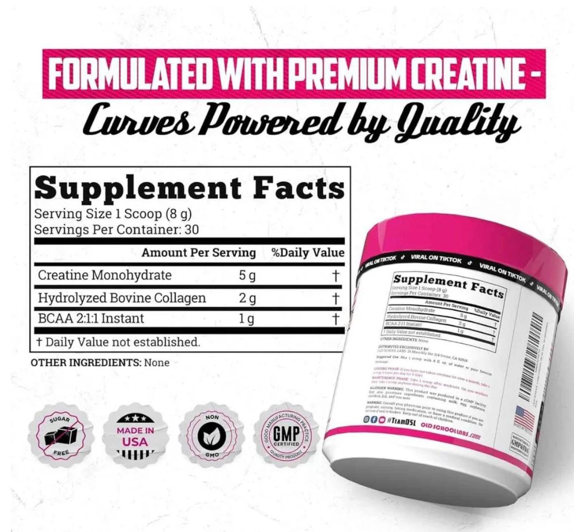 CREATINE MONOHYDRATE FOR WOMEN